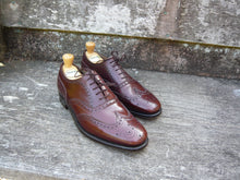 Load image into Gallery viewer, JOSEPH CHEANEY VINTAGE BROGUES – BROWN - UK 8 – FARNHAM – UNWORN CONDITION