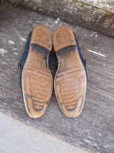 Load image into Gallery viewer, CHURCH’S MONK STRAP – BLUE VINTAGE SUEDE - UK 7.5 – SHANGHAI – EXCELLENT CONDITION
