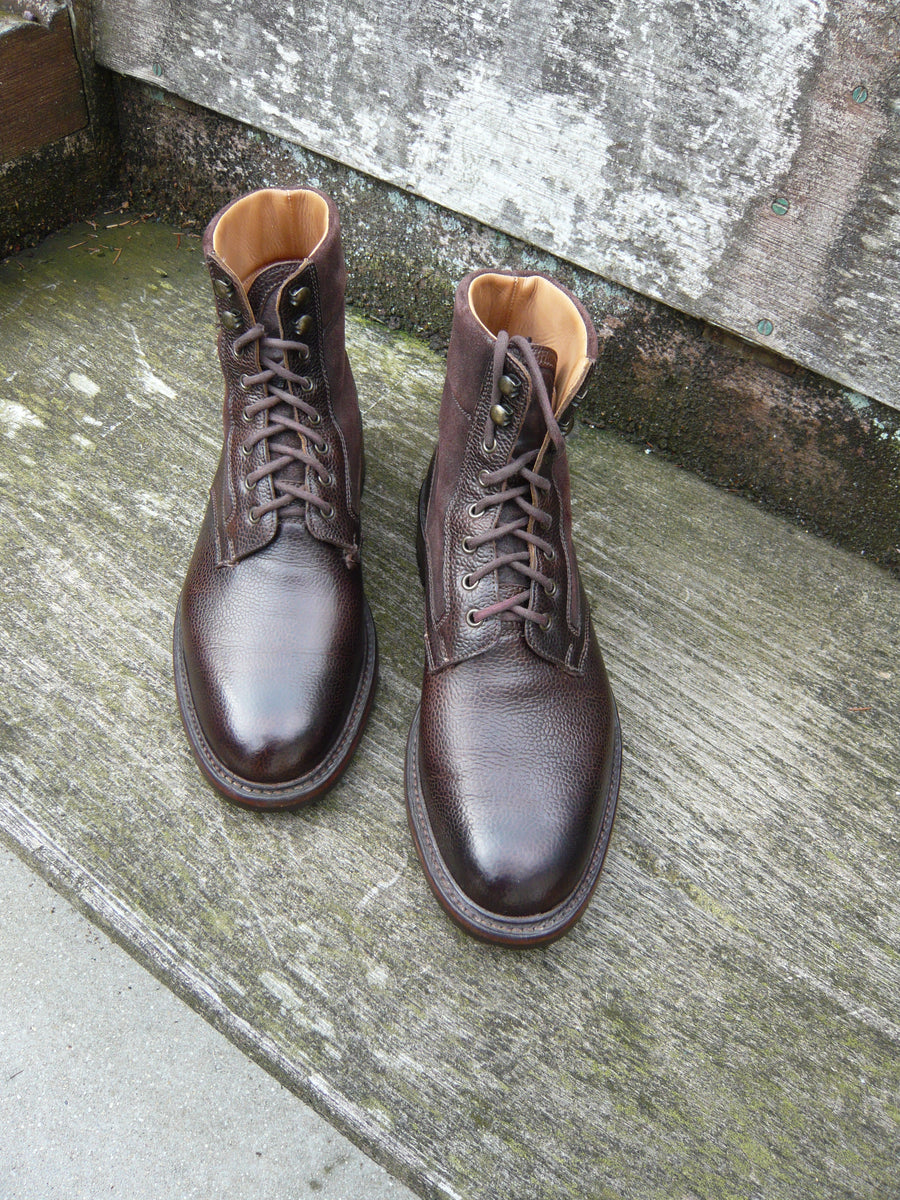 JOSEPH CHEANEY BOOTS – BROWN LEATHER AND SUEDE – UK 8 – EXCELLENT CONDITION