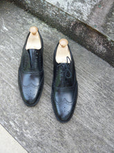 Load image into Gallery viewer, JOSEPH CHEANEY VINTAGE BROGUES – BLACK – UK 7 – ESHER – UNWORN CONDITION