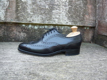 Load image into Gallery viewer, JOSEPH CHEANEY VINTAGE BROGUES – BLACK – UK 7 – ESHER – UNWORN CONDITION