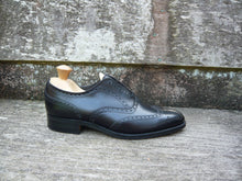 Load image into Gallery viewer, JOSEPH CHEANEY VINTAGE BROGUES – BLACK – UK 7 – ESHER – UNWORN CONDITION