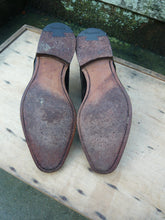 Load image into Gallery viewer, CHURCH’S DERBY MEN’S SHOES – BLACK – UK 8 – SAWLEY – SUPERB CONDITION