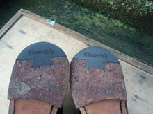 Load image into Gallery viewer, CHURCH’S DERBY MEN’S SHOES – BLACK – UK 8 – SAWLEY – SUPERB CONDITION