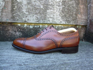 CHURCH’S BROGUES – BROWN / TAN – UK 10 – DIPLOMAT – UNWORN CONDITION