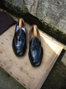 CHURCH’S TASSEL LOAFERS – BLACK - KINGSLEY – UK 10.5 – UNWORN CONDITION