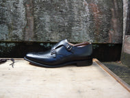 CHURCH’S DOUBLE MONKSTRAP BROGUES – BLACK - UK 9.5 – CHICAGO – UNWORN CONDITION