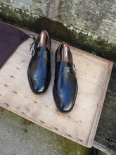 Load image into Gallery viewer, CHURCH’S MONKSTRAP BROGUES – BLACK - UK 8.5 – PICCADILLY – UNWORN CONDITION
