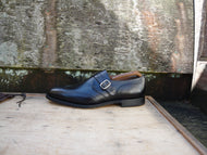 CHURCH’S MONKSTRAP BROGUES – BLACK - UK 8.5 – PICCADILLY – UNWORN CONDITION