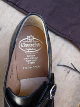 Load image into Gallery viewer, CHURCH’S MONKSTRAP BROGUES – BLACK - UK 8.5 – PICCADILLY – UNWORN CONDITION
