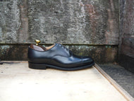 CHURCH’S OXFORD – BLACK CORDOVAN – UK 7.5 – CONSUL – UNWORN CONDITION