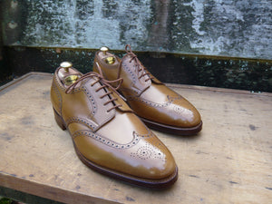 JOHN LOBB BROGUES – BROWN / TAN – UK 12 - UNWORN CONDITION