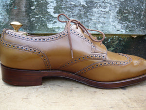 JOHN LOBB BROGUES – BROWN / TAN – UK 12 - UNWORN CONDITION