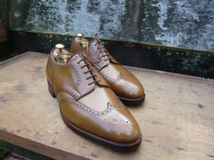 JOHN LOBB BROGUES – BROWN / TAN – UK 12 - UNWORN CONDITION