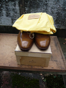 JOHN LOBB BROGUES – BROWN / TAN – UK 12 - UNWORN CONDITION