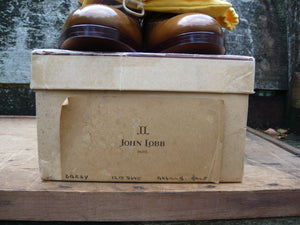 JOHN LOBB BROGUES – BROWN / TAN – UK 12 - UNWORN CONDITION