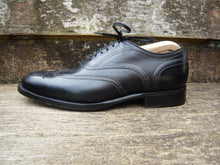 Load image into Gallery viewer, CHURCH&#39;S BROGUES – BLACK  - UK 7.5 – GUNTHORPE – EXCELLENT CONDITION
