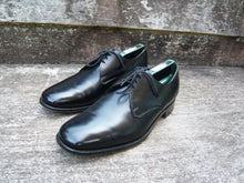 Load image into Gallery viewer, JOSEPH CHEANEY VINTAGE DERBY MEN’S SHOES – BLACK - UK 8.5 – RYE – EXCELLENT CONDITION
