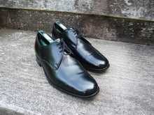 Load image into Gallery viewer, JOSEPH CHEANEY VINTAGE DERBY MEN’S SHOES – BLACK - UK 8.5 – RYE – EXCELLENT CONDITION
