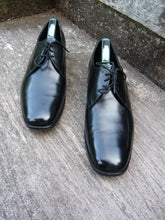 Load image into Gallery viewer, JOSEPH CHEANEY VINTAGE DERBY MEN’S SHOES – BLACK - UK 8.5 – RYE – EXCELLENT CONDITION
