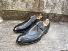 Load image into Gallery viewer, CROCKETT &amp; JONES MONK STRAP – BLACK - UK 13 – CHALFONT – UNWORN CONDITION
