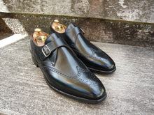 Load image into Gallery viewer, CROCKETT &amp; JONES MONK STRAP – BLACK - UK 13 – CHALFONT – UNWORN CONDITION
