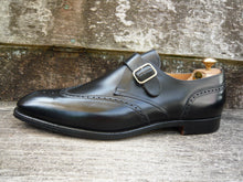 Load image into Gallery viewer, CROCKETT &amp; JONES MONK STRAP – BLACK - UK 13 – CHALFONT – UNWORN CONDITION
