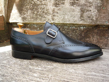 Load image into Gallery viewer, CROCKETT &amp; JONES MONK STRAP – BLACK - UK 13 – CHALFONT – UNWORN CONDITION
