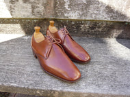 CHURCH'S VINTAGE DERBY – BROWN / TAN CALF – UK 10.5 – LAMBERT – WORN ONCE