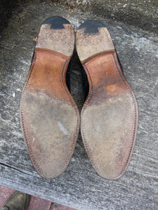 CROCKETT & JONES BROGUES – BLACK - UK 9 (NARROW) – LONDON - EXCELLENT CONDITION