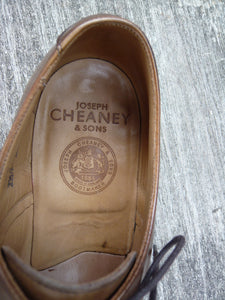 JOSEPH CHEANEY BROGUES MEN’S SHOES – BROWN / TAN – UK 7 – LIVERPOOL- EXCELLENT CONDITION