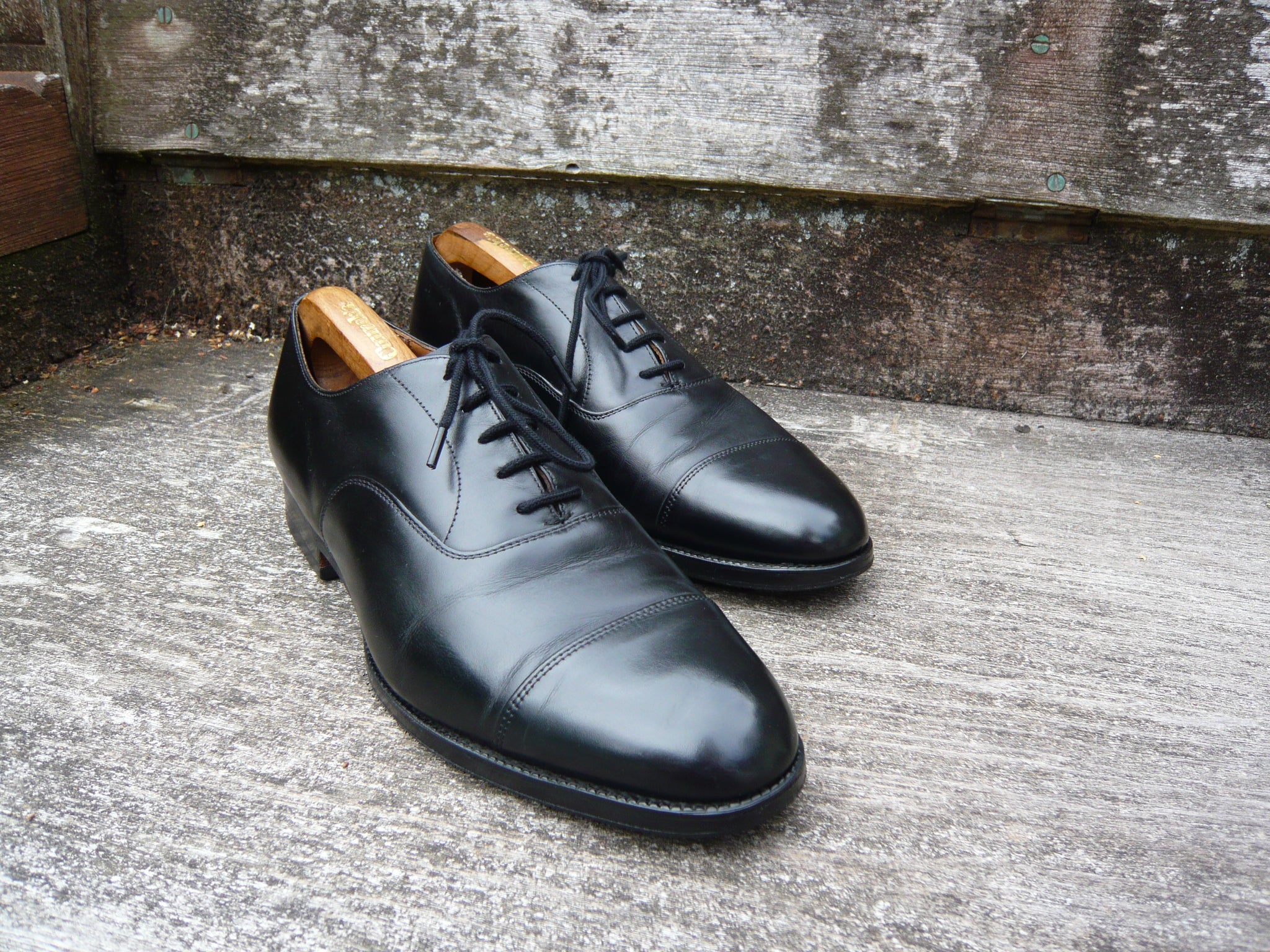 Church's black store oxford shoes