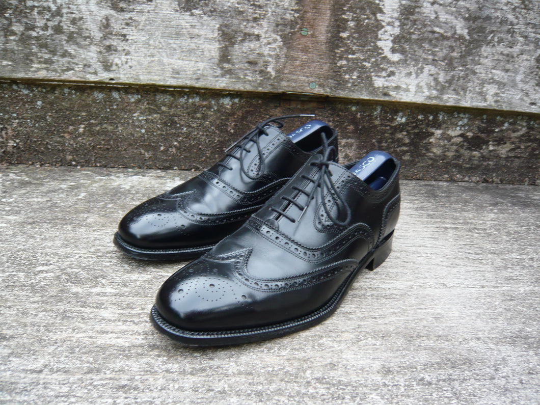 JOSEPH CHEANEY SIGNATURE BROGUES – BLACK – UK 8 – JOSEPH – EXCELLENT CONDITION