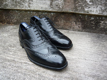 Load image into Gallery viewer, JOSEPH CHEANEY SIGNATURE BROGUES – BLACK – UK 8 – JOSEPH – EXCELLENT CONDITION
