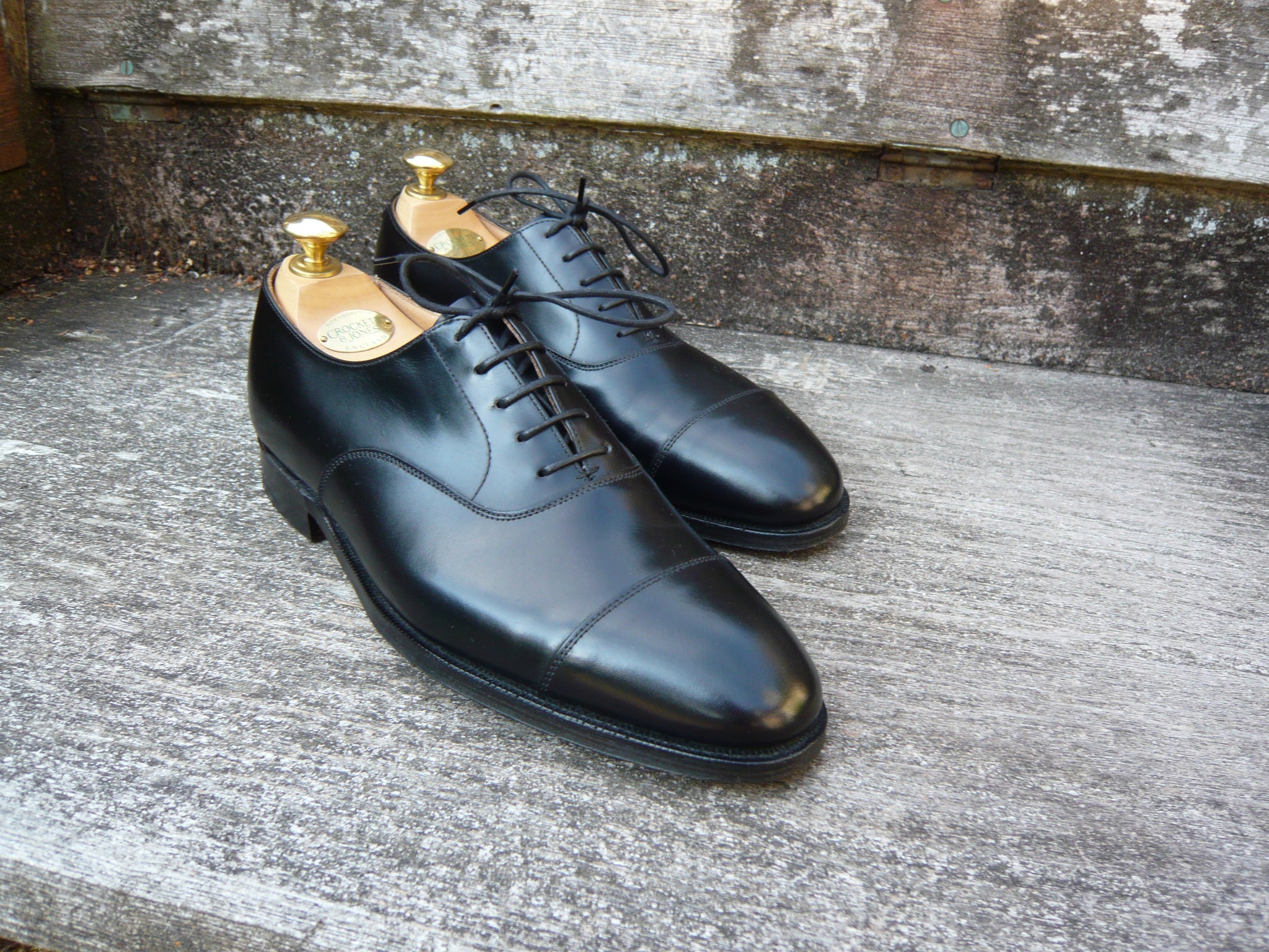 Cap toe oxford store crockett and jones