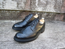 Load image into Gallery viewer, JOSEPH CHEANEY BROGUES MEN’S SHOES – BLACK - UK 8 – SUPERB CONDITION
