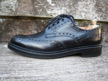 Load image into Gallery viewer, JOSEPH CHEANEY BROGUES MEN’S SHOES – BLACK - UK 8 – SUPERB CONDITION
