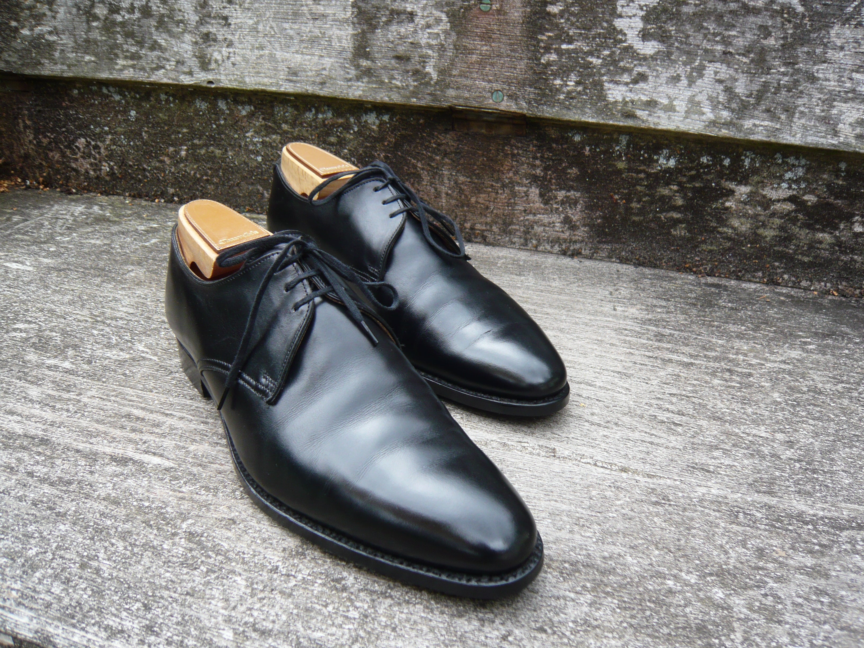 CROCKETT & JONES DERBY – BLACK - UK 7 – HOXTON – VERY GOOD CONDITION –  afish shoes