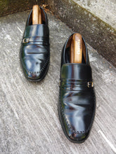 Load image into Gallery viewer, JOSEPH CHEANEY LOAFERS MEN’S SHOES – BLACK – UK 9 – POOLE - EXCELLENT CONDITION
