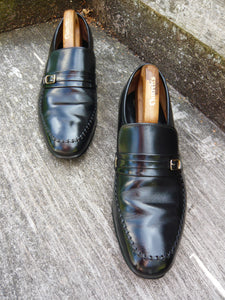 JOSEPH CHEANEY LOAFERS MEN’S SHOES – BLACK – UK 9 – POOLE - EXCELLENT CONDITION