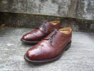 JOSEPH CHEANEY BROGUES – BROWN / TAN  – UK 8 – TEDDER – EXCELLENT CONDITION