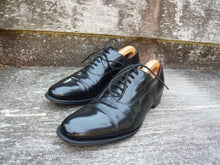 Load image into Gallery viewer, CHURCH’S OXFORD MEN’S SHOES – BLACK  - UK 10 – HONG KONG – EXCELLENT CONDITION
