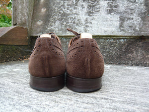 JOSEPH CHEANEY VINTAGE BROGUES – BROWN SUEDE - UK 7.5 – EXCELLENT CONDITION