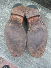 Load image into Gallery viewer, JOSEPH CHEANEY VINTAGE BROGUES – BROWN SUEDE - UK 7.5 – EXCELLENT CONDITION
