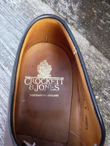 CROCKETT & JONES DERBY – BROWN / BURGUNDY – UK 11 – LANARK – EXCELLENT CONDITION