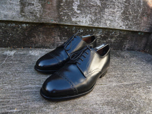 CROCKETT & JONES BROGUES – BLACK - UK 6 (WIDE) – DRAYCOTT – WORN ONCE