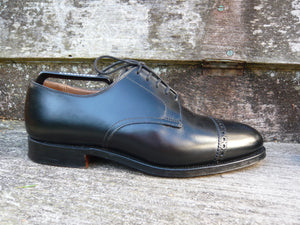 CROCKETT & JONES BROGUES – BLACK - UK 6 (WIDE) – DRAYCOTT – WORN ONCE