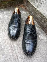 Load image into Gallery viewer, JOSEPH CHEANEY BROGUES – BLACK – UK 8 – LAMBETH – EXCELLENT CONDITION
