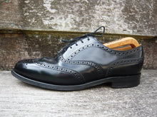 Load image into Gallery viewer, JOSEPH CHEANEY BROGUES – BLACK – UK 8 – LAMBETH – EXCELLENT CONDITION
