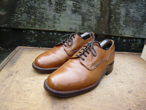 JOSEPH CHEANEY VINTAGE VELDTSCHOEN DERBY –  BROWN / TAN - UK 9 – NEATH – EXCELLENT CONDITION